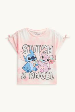 Lilo & Stitch - T-shirt - effet brillant - à motif