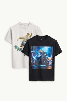 Set van 2 - hond en tijger - T-shirt