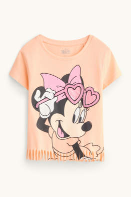 Minnie Maus - Kurzarmshirt - Glanz-Effekt