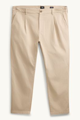 Chinos - tapered fit - textured