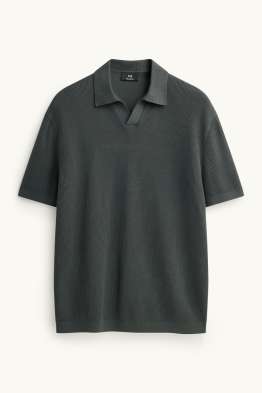 Strick-Poloshirt - Relaxed Fit