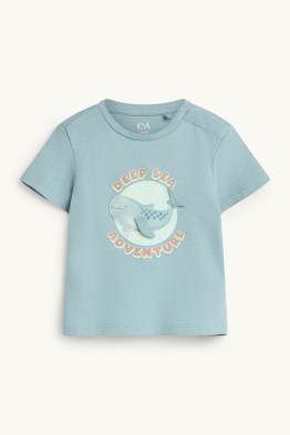 Whale - baby short sleeve T-shirt