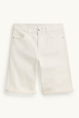 Denim Bermuda shorts