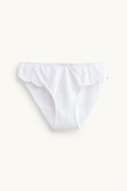 Culotte - broderie anglaise