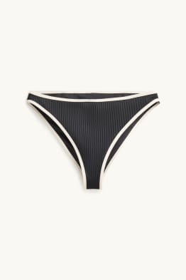 Bikini-Hose - Mid Waist - gerippt