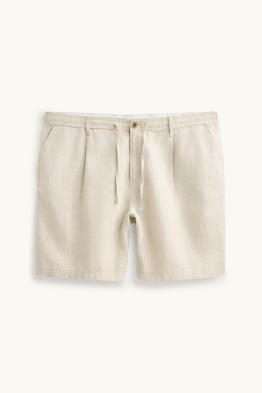 Shorts - Leinen-Mix