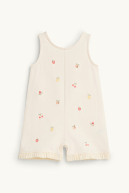Fruit - baby playsuit