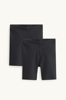 Set van 2 - fietsbroek - ribstof
