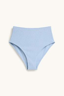 Bikini-Hose - High Waist - strukturiert