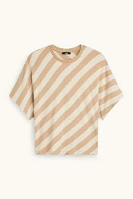 T-shirt - regular fit - gestreept