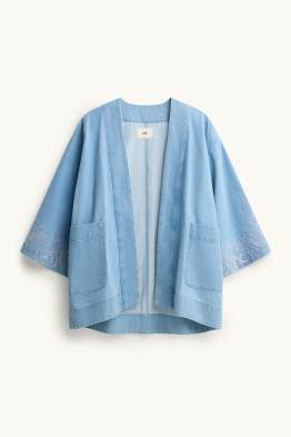 Denim kimono