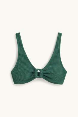 Bikini-Top mit Bügel - wattiert - strukturiert