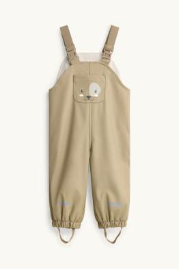 Hondje - baby-regenbroek - gevoerd - waterdicht