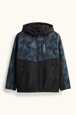 Veste à coquille souple avec capuche - imperméable