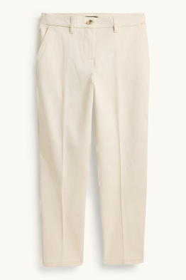 Pantalon - mid waist - tapered fit