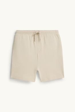 Sweat shorts - textured