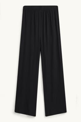 Pantalon - high waist - palazzo