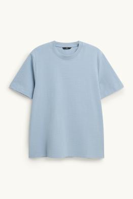 T-Shirt - Regular Fit - gerippt