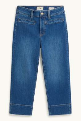 Capri jeans - mid-rise waist - slim fit - LYCRA®