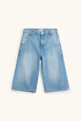 Jeans-Bermudas - High Waist