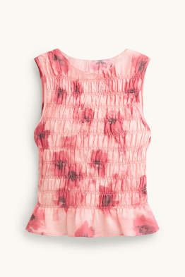 Blusentop - geblümt