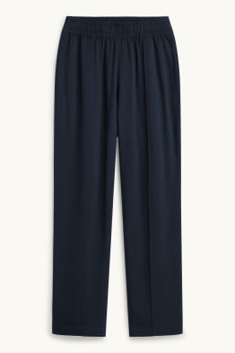 Pantaloni di stoffa - vita media - straight leg