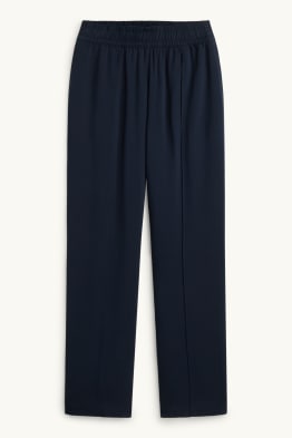Pantaloni di stoffa - vita media - straight leg