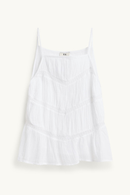 Blusentop - Broderie Anglaise