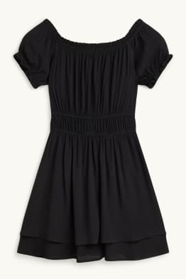 Fit & Flare Kleid - strukturiert