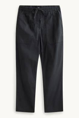 Pantaloni de stofă - talie medie - tapered fit