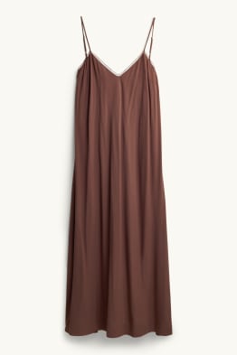 V-neck dress - straight fit