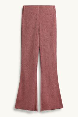 Pantalons de tela - high waist - flared