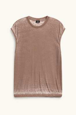 T-Shirt - Oversized - gerippt