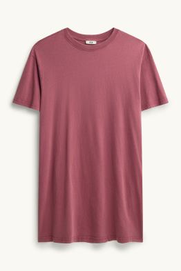 Vestido estilo camiseta - straight fit