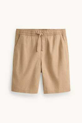 Shorts - Leinen-Mix