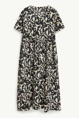 A-Linien Kleid - gemustert - strukturiert