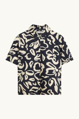 Hemdbluse - geblümt