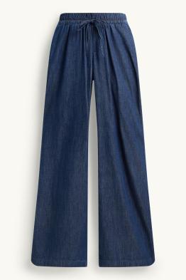 Umstandshose - Wide Leg - Jeans-Look