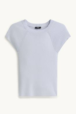 Strickpullover - kurzarm