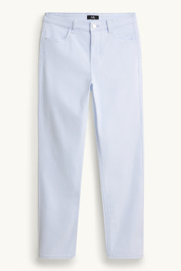 Pantalon - mid waist - straight leg