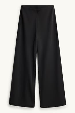 Pantalón de jersey - high waist - wide leg