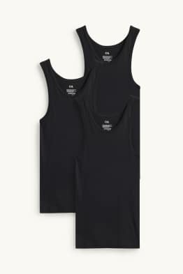 Multipack 3 ks - nátělník - s jemným žebrováním