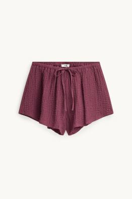 Shorts - Mid Waist - strukturiert