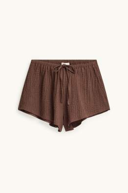 Shorts - Mid Waist - strukturiert
