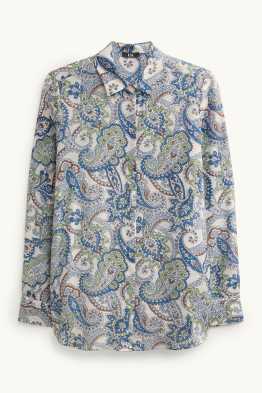 Overhemdblouse - met patroon