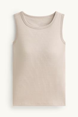 Top con reggiseno integrato