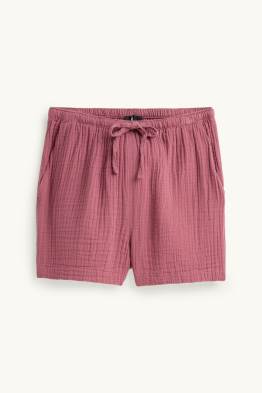 Musselin-Shorts - Mid Waist