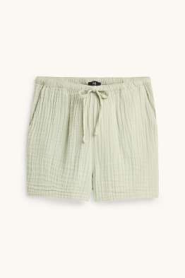 Musselin-Shorts - Mid Waist