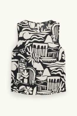 Blusentop - gemustert