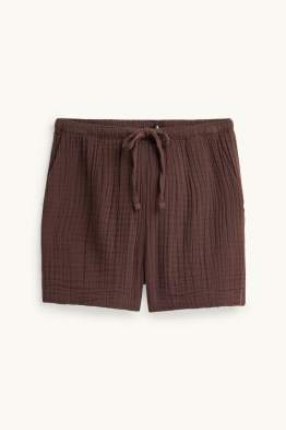 Musselin-Shorts - Mid Waist